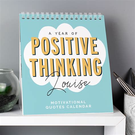 Calendar With Positive Quotes - Printable Word Searches