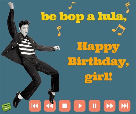 Happy Birthday image with Elvis.