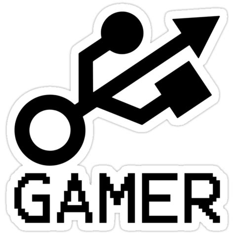 "Gamer Symbol" Stickers by Proxish | Redbubble