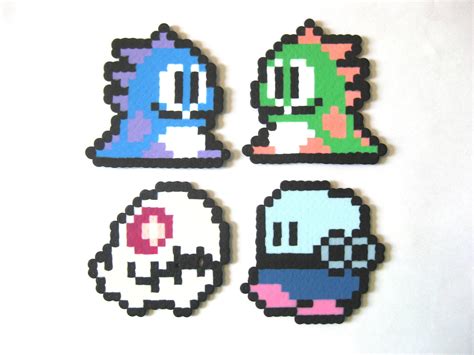 Bubble Bobble Perler Pixel Art with Magnet Option - Etsy Hong Kong