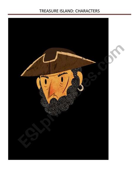 TREASURE ISLAND - CHARACTERS - ESL worksheet by CECILOBOS