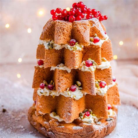 Pandoro Christmas Tree Cake (Italian Christmas Cake) - Inside The Rustic Kitchen