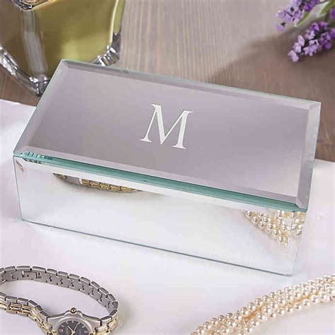 Reflections Engraved Mirrored Jewelry Box | Bed Bath & Beyond | Jewelry ...