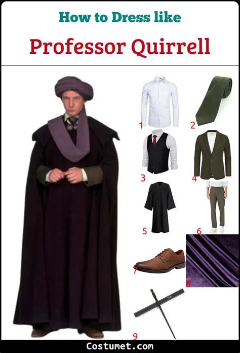 Professor Quirrell (Harry Potter and the Sorcerer's Stone) Costume for ...