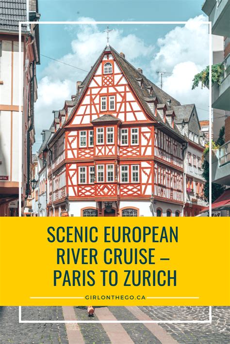 Scenic European River Cruise - Paris to Zurich | Paris river cruise, River cruises, European ...