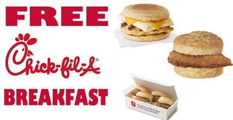 Free Chick-Fil-a Breakfast - Julie's Freebies