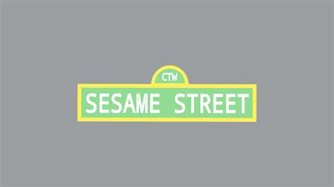 Sesame Street Logo Ctw 1969 Download Free 3d Model By Kaikeebler | Images and Photos finder