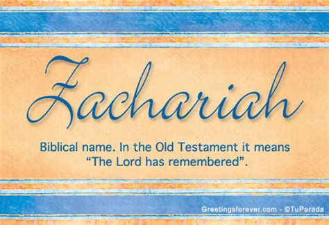 Zachariah Name Meaning - Zachariah name Origin, Name Zachariah, Meaning ...