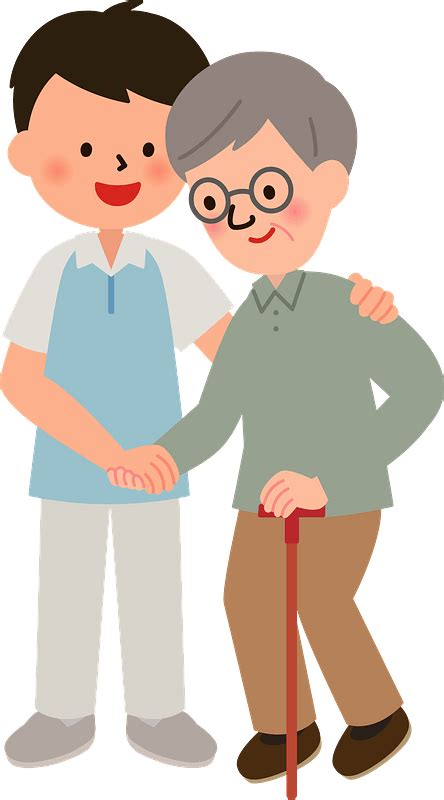 Caregiver Elder Cliparts, Stock Vector and Royalty Free Caregiver ...