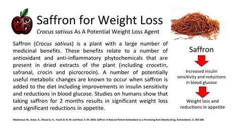 Saffron for Weight Loss