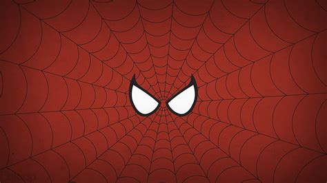 Spider Man Red Web Background