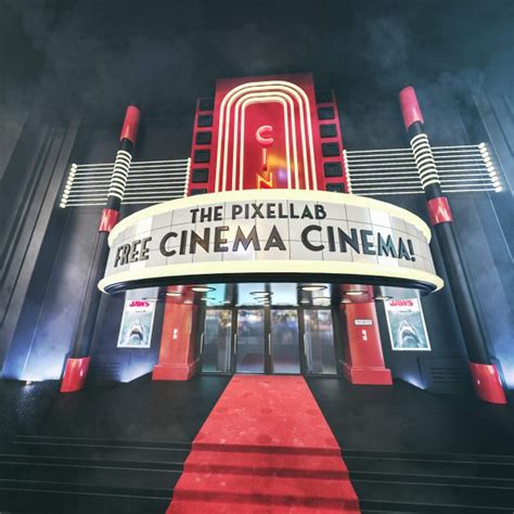 Free Cinema 4D 3D Model: Cinema Movie Theater - The Pixel Lab