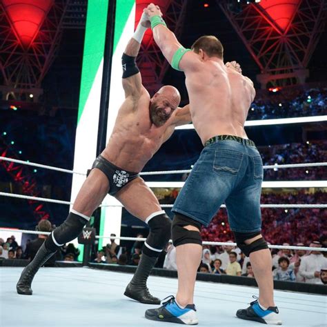 Photos: John Cena and Triple H rekindle their rivalry | John cena ...