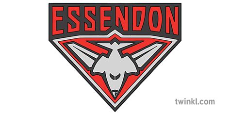 logo ng essendon bombers team Illustration - Twinkl