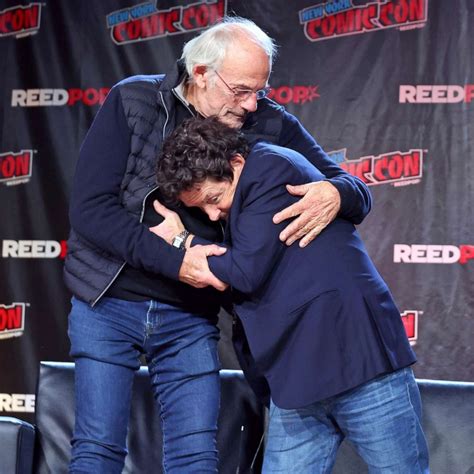 Michael J. Fox, Christopher Lloyd reunite at New York Comic Con's 'Back ...