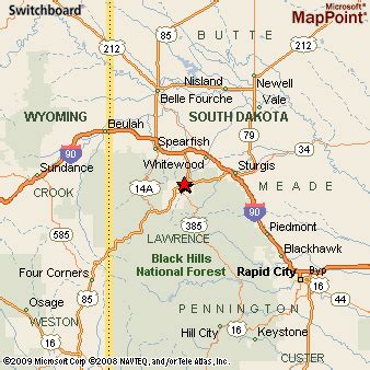 Where is Deadwood, South Dakota? see area map & more