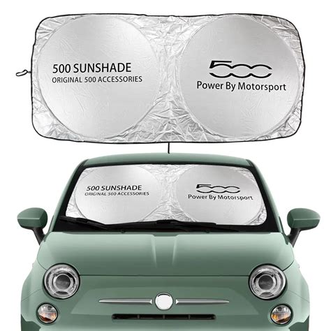 Car Windshield Sun Shade Cover For Fiat 500 Abarth Trim 1.4l Turbo X ...