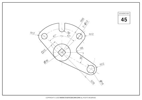 Pin on 2D CAD EXERCISES