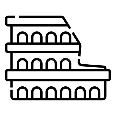 Colosseum Rome Silhouette Stock Illustrations – 752 Colosseum Rome ...