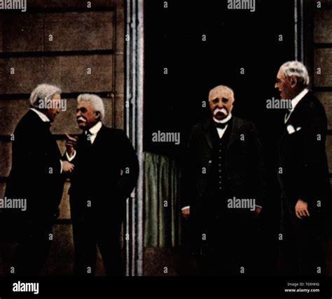 Big four paris peace conference 1919 hi-res stock photography and ...