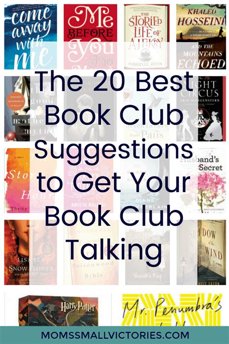 The 20 Best Book Club Suggestions to Get Your Book Club Talking | Book club suggestions, Book ...