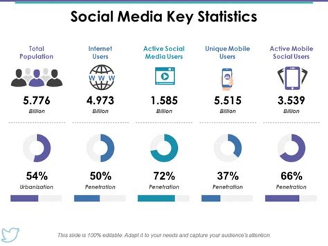 Social Media Key Statistics Ppt PowerPoint Presentation Summary Graphics Example - PowerPoint ...