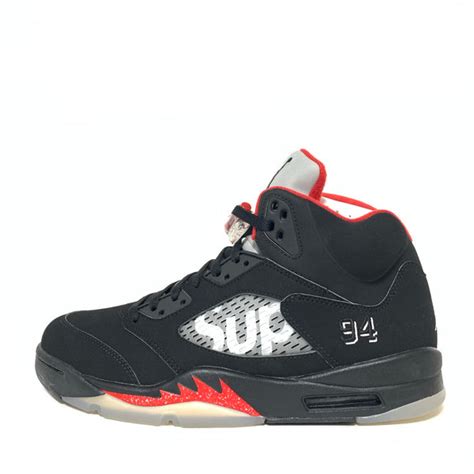 NIKE AIR JORDAN 5 RETRO SUPREME BLACK – Gustodaninja.com