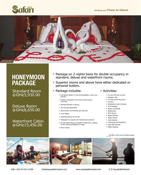 Packages – Aqua Safari Resort