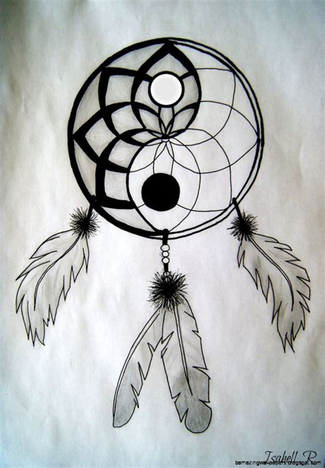 Dreamcatcher Drawing Tumblr | Amazing Wallpapers Tatuajes Yin Yang, Yin ...