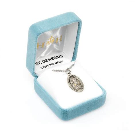 Saint Genesius Patron Saint Necklace