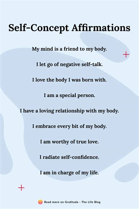 100 Self-Concept Affirmations for High Confidence