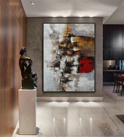 Modern Texture Abstract Contemporary Wall Art Hand Painted Oil Painting ...