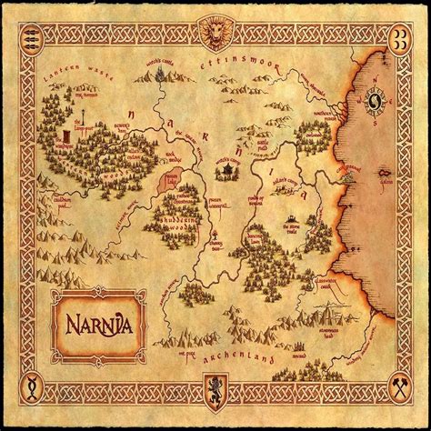 Fantasy Maps | The Stranger's Bookshelf - Printable Map Of Narnia - Printable Maps