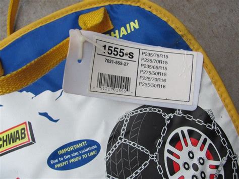 NEW 15" 16" LES SCHWAB TIRE CHAINS-SEE PICTURES : Auto Accessories