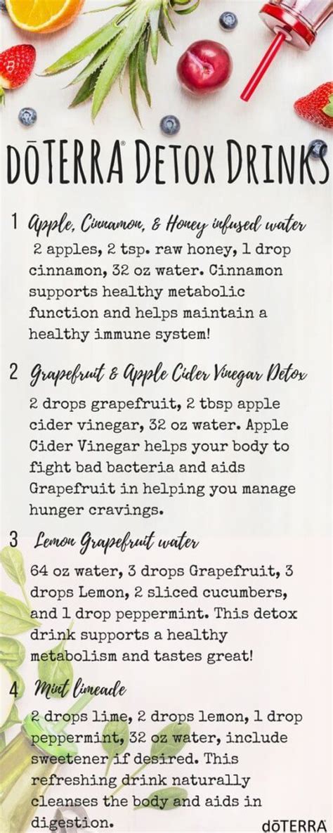 These are the 25 Best doTERRA Drink Recipes including smoothies ...