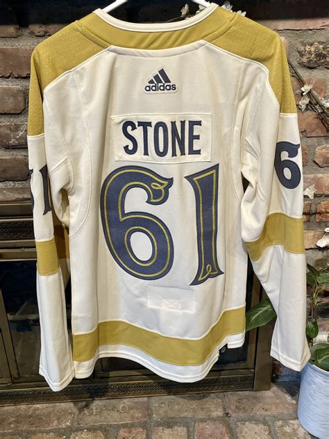 NWT Adidas 2024 NHL Winter Classic Jersey Mark Stone Vegas Golden ...