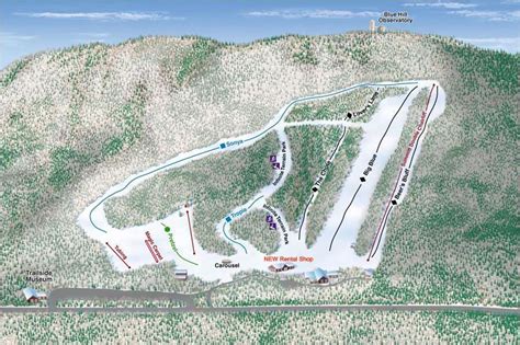 Blue Hills Ski Area Trail Map | OnTheSnow