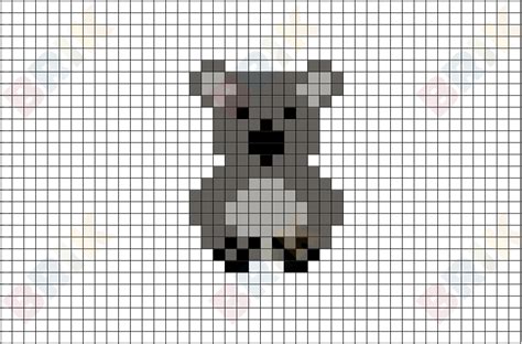 Koala Pixel Art | Cross stitch animals, Cross stitch fonts, Pixel art ...