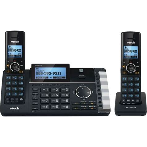 VTech - DS6251-2 DECT 6.0 Expandable Cordless Phone System with Digital ...