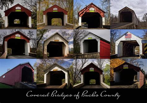 Covered Bridges of Bucks County Photograph by Louise Reeves