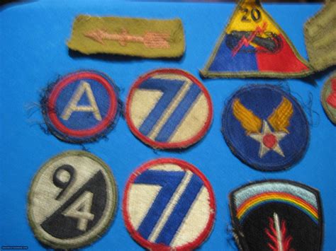 U.S. WW2 Army Division Patches for sale