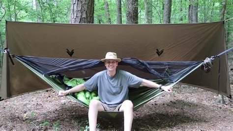 Hammock Setup For Summer Camping - YouTube