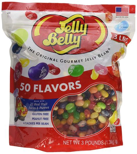 Jelly Beans, 3 lb, New edition of multi flavor jelly belly bean stand up pouch is a unique and ...