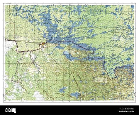 International Falls, Minnesota, map 1957, 1:250000, United States of America by Timeless Maps ...