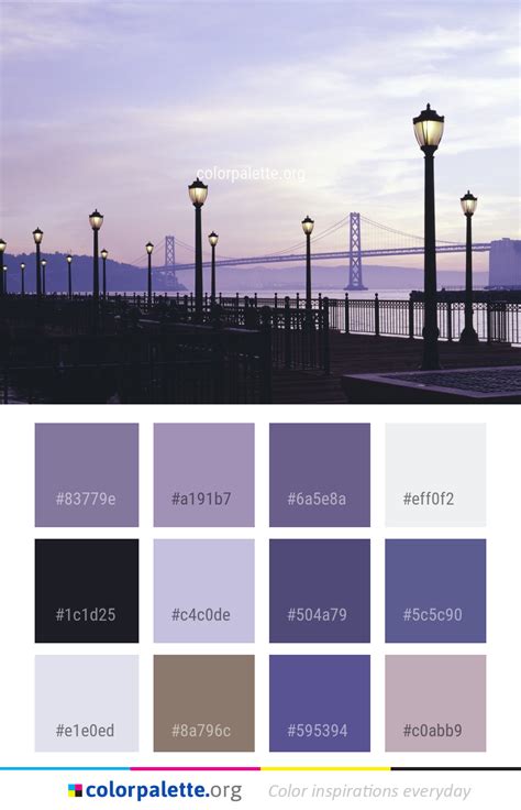 Sky Afterglow Dawn Color Palette | colorpalette.org