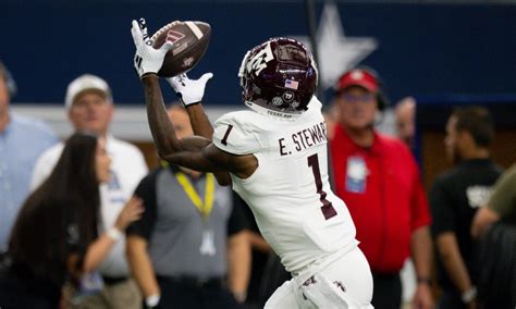 Texas A&M Football: WR Evan Stewart did not travel to Baton Rouge