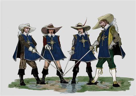 The four Musketeers by Antares82 on DeviantArt