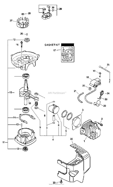 Mantis Tiller 7222 Parts Diagram