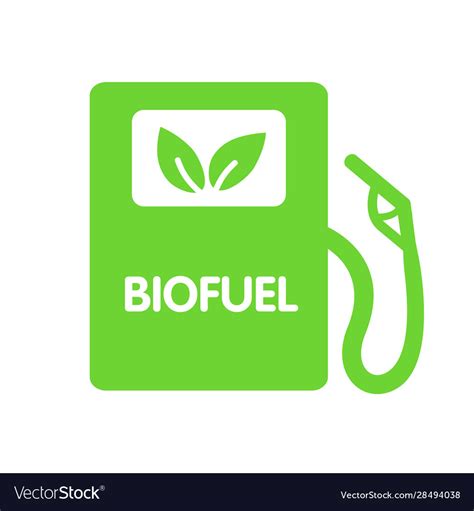 Biofuel gas station icon - alternative Royalty Free Vector