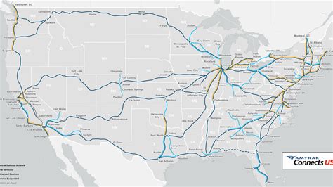 Amtrak's 2035 Map Has People Talking About The Future Of U.S. Train Travel : NPR